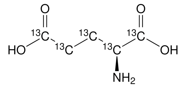 L-Glutamic acid-13C5 98 atom % 13C, 95% (CP)