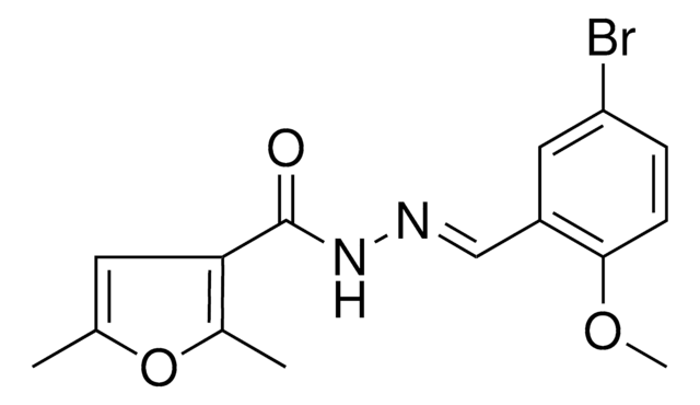 2,5-DIMETHYL-FURAN-3-CARBOXYLIC ACID (5-BROMO-2-METHOXY-BENZYLIDENE)-HYDRAZIDE AldrichCPR