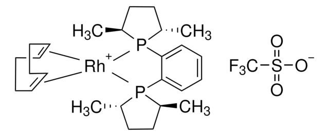 1,2-双[(2S,5S)-2,5-二甲基磷]苯(环辛二烯)三氟甲磺酸铑(I) 97%