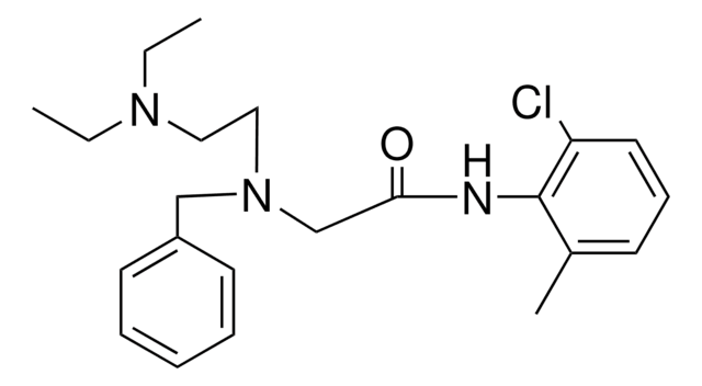 2-(N-BENZYL-N-(2-DIETHYLAMINOETHYL)-AMINO)-6'-CHLORO-ORTHO-ACETOTOLUIDIDE AldrichCPR