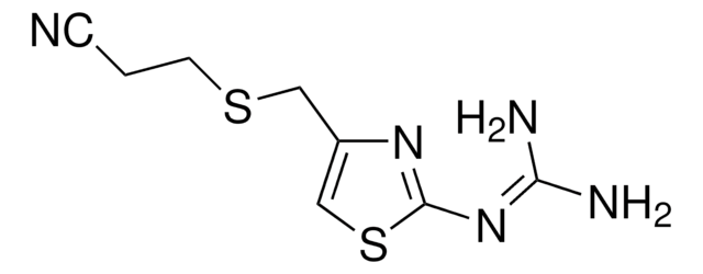 2-[4-(2-氰乙基硫代)甲基]噻唑基胍 97%