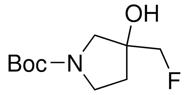 1-Boc-3-(fluoromethyl)-3-hydroxypyrrolidine AldrichCPR
