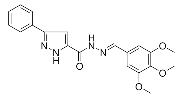 5-PHENYL-2H-PYRAZOLE-3-CARBOXYLIC ACID (3,4,5-TRIMETHOXY-BENZYLIDENE)-HYDRAZIDE AldrichCPR