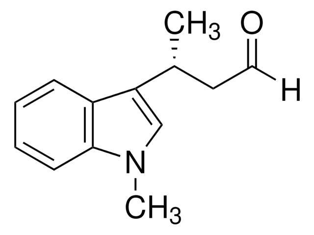 (3R)-(&#8722;)-3-(1-Methyl-1H-indol-3-yl)butyraldehyde 98%