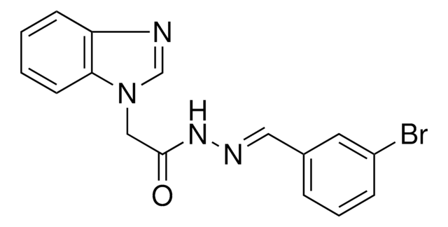 2-BENZOIMIDAZOL-1-YL-ACETIC ACID (3-BROMO-BENZYLIDENE)-HYDRAZIDE AldrichCPR