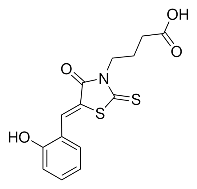 4-(5-(2-HYDROXYBENZYLIDENE)-4-OXO-2-THIOXO-1,3-THIAZOLIDIN-3-YL)BUTANOIC ACID AldrichCPR