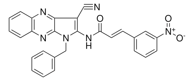 N-(1-BENZYL-3-CYANO-1H-PYRROLO(2,3-B)QUINOXALIN-2-YL)-3-(3-NITRO-PH)ACRYLAMIDE AldrichCPR