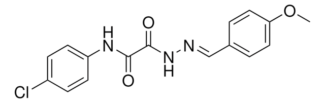 N-(4-CHLOROPHENYL)-2-(2-(4-METHOXYBENZYLIDENE)HYDRAZINO)-2-OXOACETAMIDE AldrichCPR
