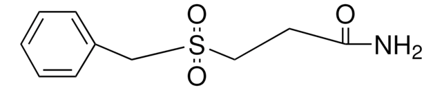 3-BENZYLSULFONYLPROPIONAMIDE AldrichCPR