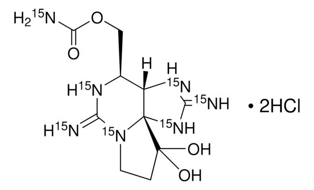 Saxitoxin-15N7 dihydrochloride solution 10 μg/g in hydrochloric acid (nominal concentration), analytical standard