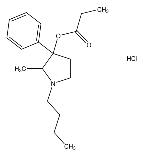 1-butyl-2-methyl-3-phenyl-3-pyrrolidinyl propanoate hydrochloride AldrichCPR