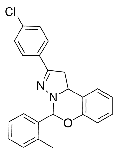 2-(4-CL-PH)-5-(2-METHYLPHENYL)-1,10B-DIHYDROPYRAZOLO(1,5-C)(1,3)BENZOXAZINE AldrichCPR