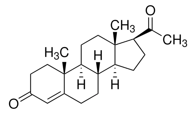 孕酮 溶液 1.0&#160;mg/mL in acetonitrile, ampule of 1&#160;mL, certified reference material, Cerilliant&#174;