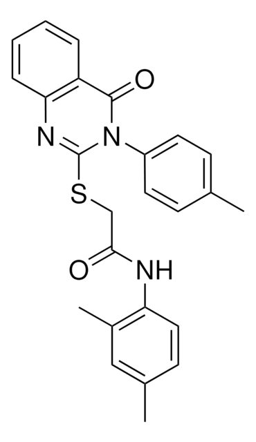 N-(2,4-DIMETHYLPHENYL)-2-{[3-(4-METHYLPHENYL)-4-OXO-3,4-DIHYDRO-2-QUINAZOLINYL]SULFANYL}ACETAMIDE AldrichCPR