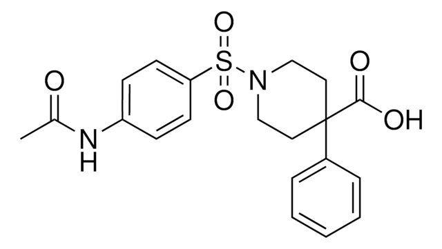 1-(4-ACETYLAMINO-BENZENESULFONYL)-4-PHENYL-PIPERIDINE-4-CARBOXYLIC ACID AldrichCPR