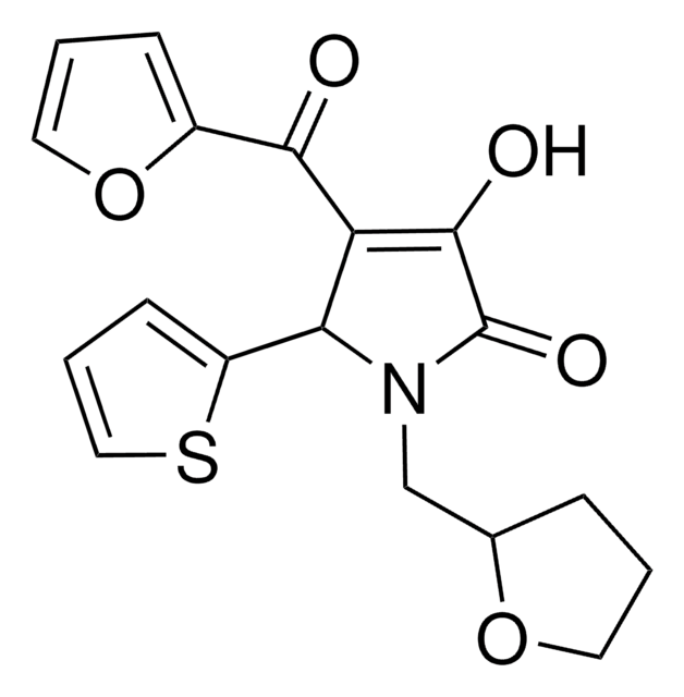 4-(2-FUROYL)-3-HYDROXY-1-(TETRAHYDRO-2-FURANYLMETHYL)-5-(2-THIENYL)-1,5-DIHYDRO-2H-PYRROL-2-ONE AldrichCPR