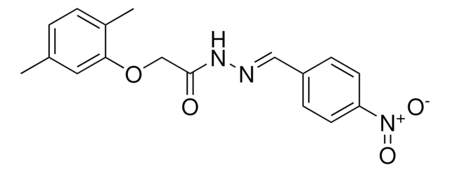 2-(2,5-DIMETHYL-PHENOXY)-ACETIC ACID (4-NITRO-BENZYLIDENE)-HYDRAZIDE AldrichCPR