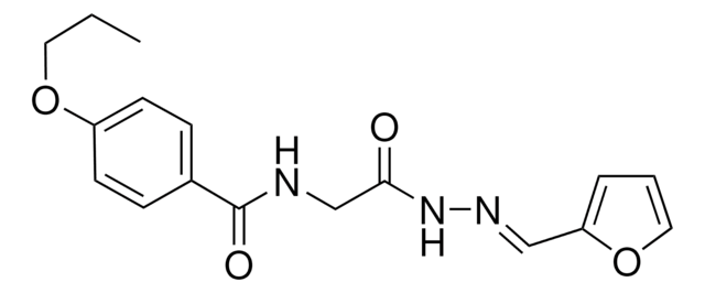 N-(2-(2-(2-FURYLMETHYLENE)HYDRAZINO)-2-OXOETHYL)-4-PROPOXYBENZAMIDE AldrichCPR