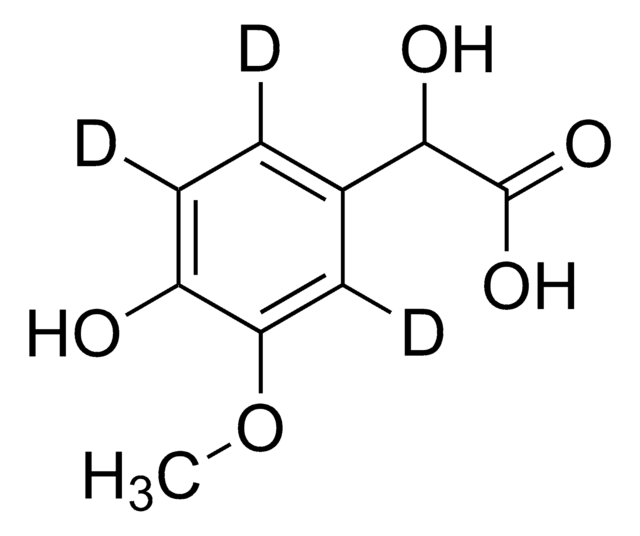 香草扁桃酸-D3标准液 CRM 溶液 100&#160;&#956;g/mL in methanol, ampule of 1&#160;mL, certified reference material, Cerilliant&#174;