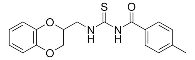 N-(2,3-DIHYDRO-1,4-BENZODIOXIN-2-YLMETHYL)-N'-(4-METHYLBENZOYL)THIOUREA AldrichCPR