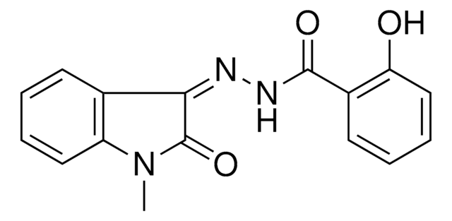 2-HYDROXY-BENZOIC ACID (1-METHYL-2-OXO-1,2-DIHYDRO-INDOL-3-YLIDENE)-HYDRAZIDE AldrichCPR