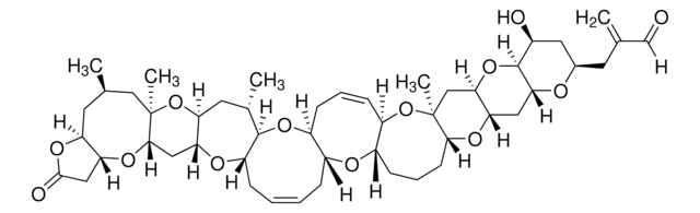 Brevetoxin 1 solution 20&#160;&#956;g/g in acetonitrile (nominal concentration), certified reference material, TraceCERT&#174;, Manufactured by: Sigma-Aldrich Production GmbH, Switzerland