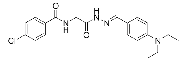 4-CHLORO-N-(2-(2-(4-(DIETHYLAMINO)BENZYLIDENE)HYDRAZINO)-2-OXOETHYL)BENZAMIDE AldrichCPR