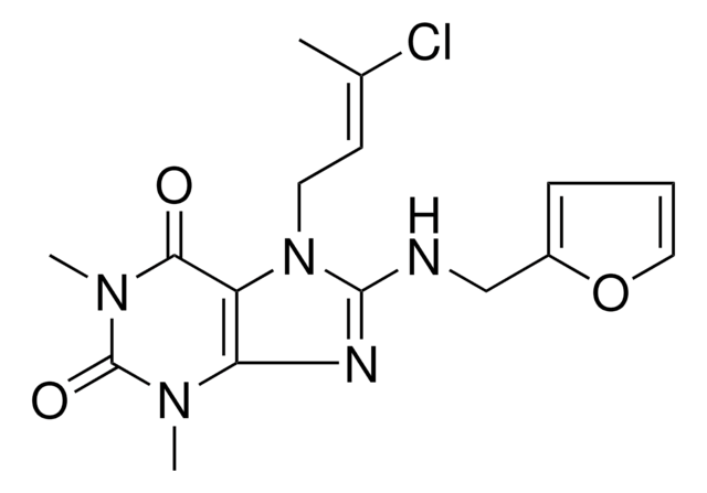 7-(3-CL-2-BUTENYL)8-((2-FURYL-ME)AMINO)1,3-DI-ME-3,7-DIHYDRO-1H-PURINE-2,6-DIONE AldrichCPR