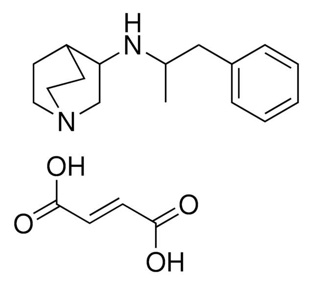 N-(1-METHYL-2-PHENYLETHYL)QUINUCLIDIN-3-AMINE 2-BUTENEDIOATE AldrichCPR