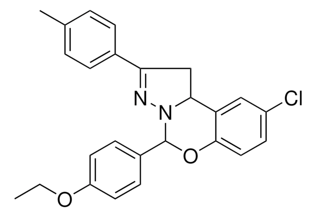 8-CL-4-(4-ETHOXY-PH)-2-P-TOLYL-1,9B-2H-5-OXA-3,3A-DIAZA-CYCLOPENTA(A)NAPHTHALENE AldrichCPR