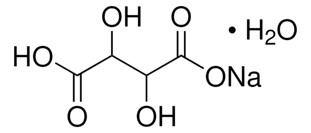 Sodium bitartrate monohydrate purum p.a., &#8805;98% (T)