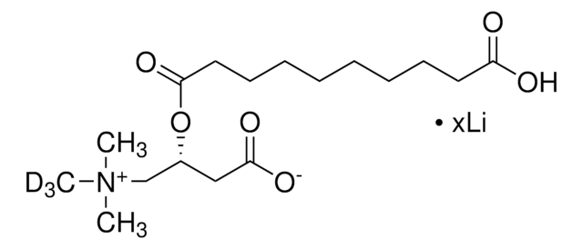 Sebacoyl-L-carnitine-(N-methyl-d3) lithium salt analytical standard