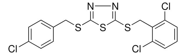 2-((4-CHLOROBENZYL)THIO)-5-((2,6-DICHLOROBENZYL)THIO)-1,3,4-THIADIAZOLE AldrichCPR