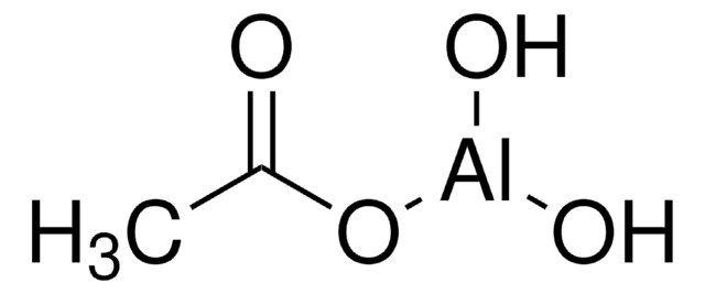 Aluminum acetate, dibasic contains boric acid as stabilizer