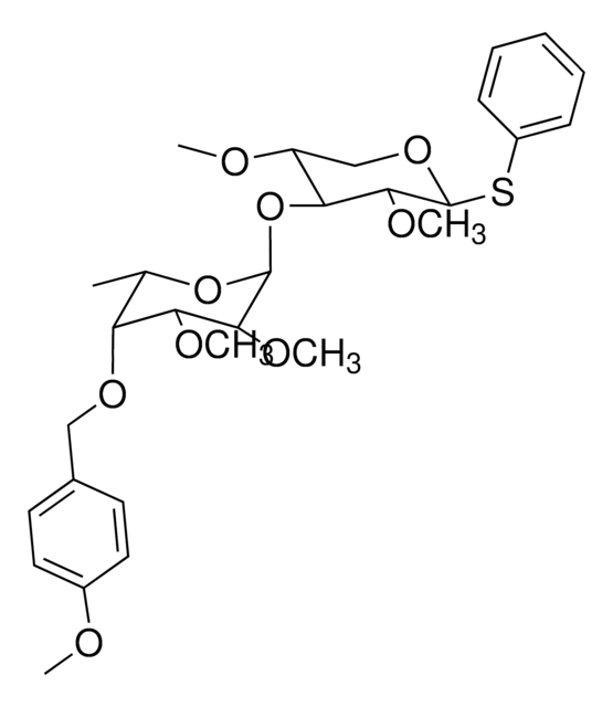 PHENYL 3-O-[6-DEOXY-4-O-(4-METHOXYBENZYL)-2,3-DI-O-METHYLHEXOPYRANOSYL]-2,4-DI-O-METHYL-1-THIOPENTOPYRANOSIDE AldrichCPR