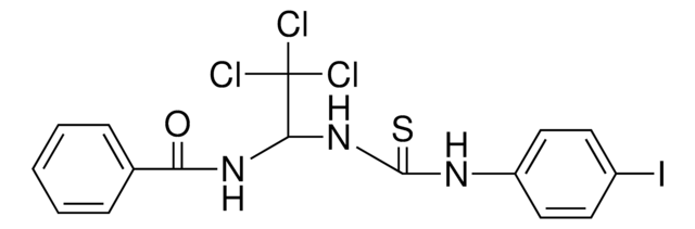 N-(2,2,2-TRICHLORO-1-(3-(4-IODO-PHENYL)-THIOUREIDO)-ETHYL)-BENZAMIDE AldrichCPR
