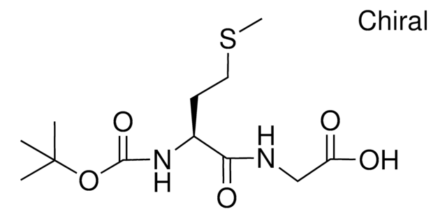 {[(2S)-2-[(tert-butoxycarbonyl)amino]-4-(methylsulfanyl)butanoyl]amino}acetic acid AldrichCPR