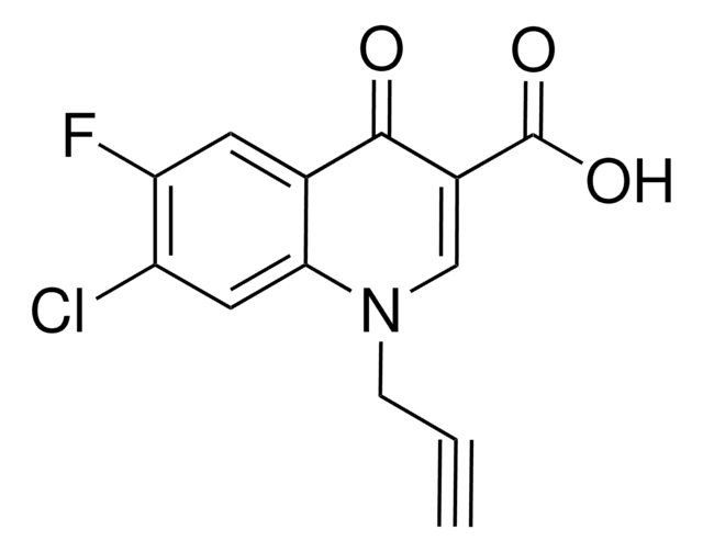 7-CHLORO-6-FLUORO-4-OXO-1-(2-PROPYNYL)-1,4-DIHYDRO-3-QUINOLINECARBOXYLIC ACID AldrichCPR