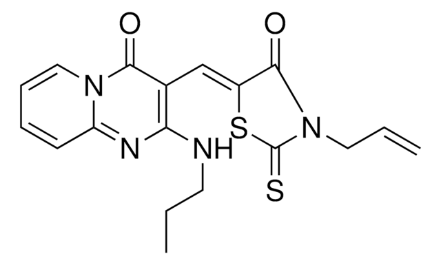 3-[(Z)-(3-ALLYL-4-OXO-2-THIOXO-1,3-THIAZOLIDIN-5-YLIDENE)METHYL]-2-(PROPYLAMINO)-4H-PYRIDO[1,2-A]PYRIMIDIN-4-ONE AldrichCPR