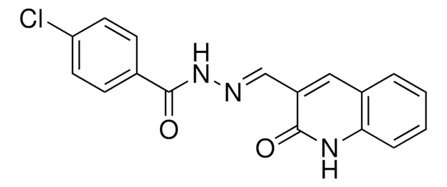 4-CHLORO-N'-((2-OXO-1,2-DIHYDRO-3-QUINOLINYL)METHYLENE)BENZOHYDRAZIDE AldrichCPR