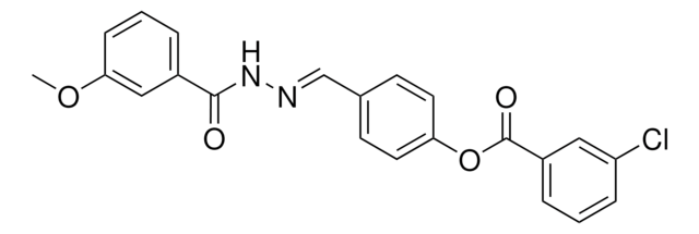 4-(2-(3-METHOXYBENZOYL)CARBOHYDRAZONOYL)PHENYL 3-CHLOROBENZOATE AldrichCPR