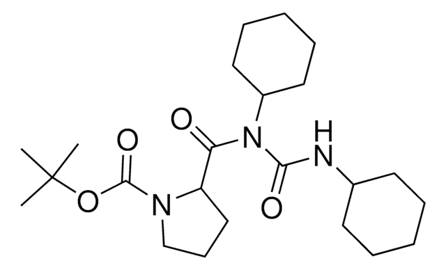 tert-Butyl 2-({cyclohexyl[(cyclohexylamino)carbonyl]amino}carbonyl)-1-pyrrolidinecarboxylate AldrichCPR