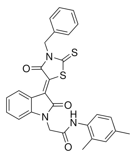 2-[(3Z)-3-(3-BENZYL-4-OXO-2-THIOXO-1,3-THIAZOLIDIN-5-YLIDENE)-2-OXO-2,3-DIHYDRO-1H-INDOL-1-YL]-N-(2,4-DIMETHYLPHENYL)ACETAMIDE AldrichCPR