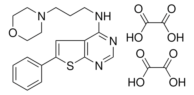 N-(3-(4-MORPHOLINYL)PR)-6-PHENYLTHIENO(2,3-D)PYRIMIDIN-4-AMINE DIETHANEDIOATE AldrichCPR