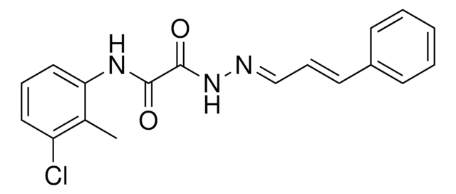 N-(3-CL-2-METHYLPHENYL)-2-OXO-2-(2-(3-PHENYL-2-PROPENYLIDENE)HYDRAZINO)ACETAMIDE AldrichCPR