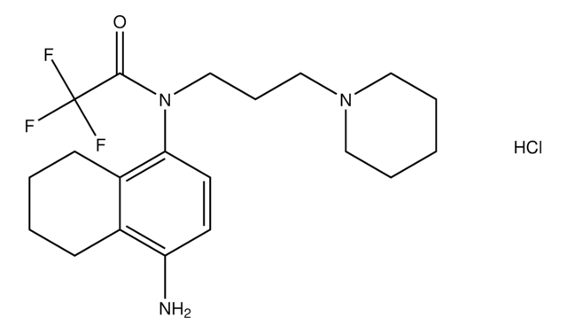 N-(4-amino-5,6,7,8-tetrahydro-1-naphthalenyl)-2,2,2-trifluoro-N-[3-(1-piperidinyl)propyl]acetamide hydrochloride AldrichCPR