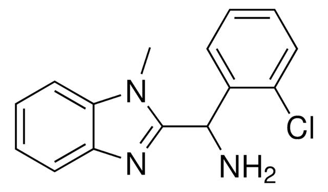 (2-Chlorophenyl)(1-methyl-1H-benzimidazol-2-yl)methanamine AldrichCPR