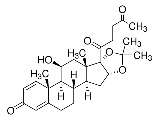 (11&#946;,16&#945;)-21-(Acetyloxy)-11-hydroxy-16,17-[(1-methylethylidene)bis(oxy)]pregna-1,4-diene-3,20-dione certified reference material, TraceCERT&#174;, Manufactured by: Sigma-Aldrich Production GmbH, Switzerland