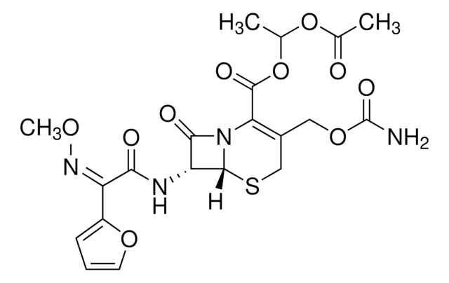 Cefuroxime Axetil certified reference material, pharmaceutical secondary standard