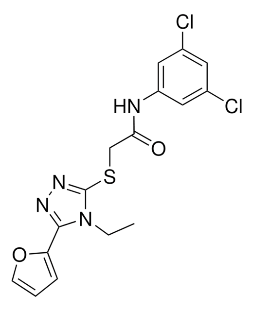 N-(3,5-DICHLOROPHENYL)-2-((4-ET-5-(2-FURYL)-4H-1,2,4-TRIAZOL-3-YL)THIO)ACETAMIDE AldrichCPR